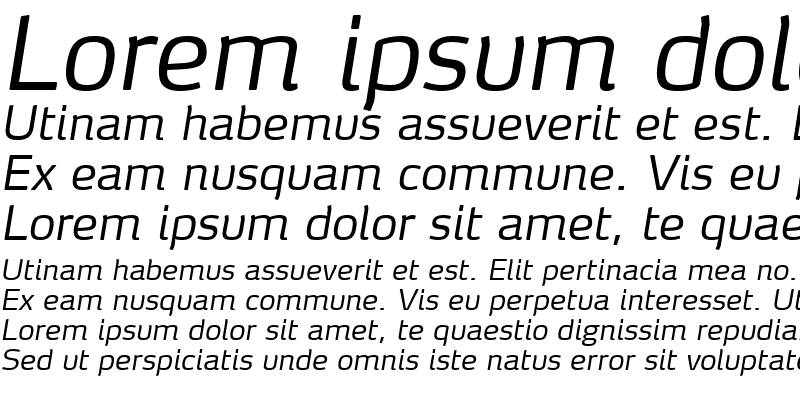 Sample of MaxDemiSerif-LightItalic Regular