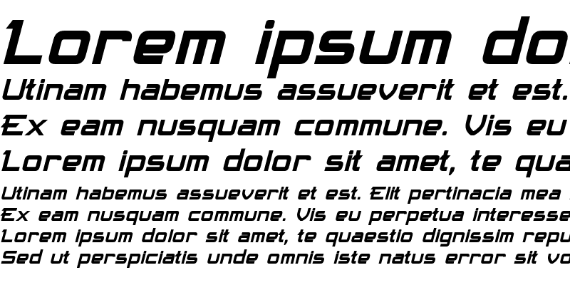 Sample of Maximize Italic