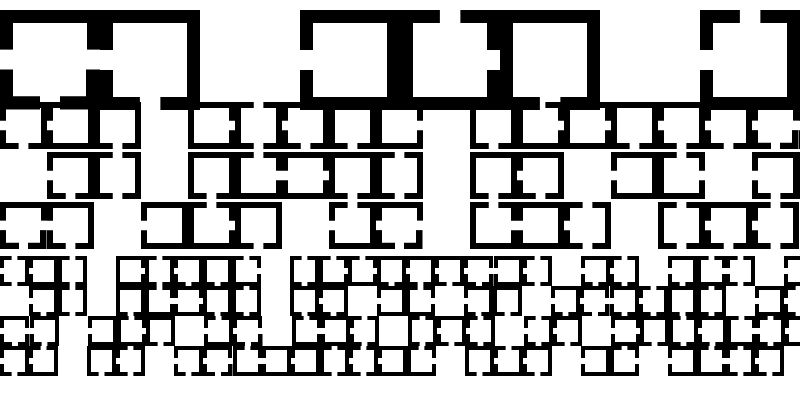 Sample of Maze Maker Inverted Level 1F