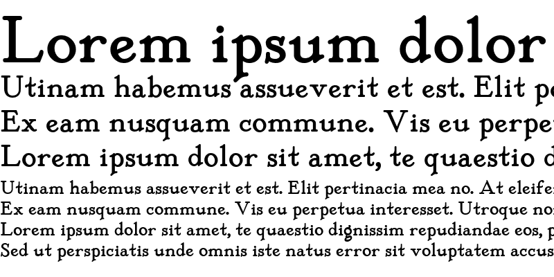 Sample of McKenna Handletter NF Bold