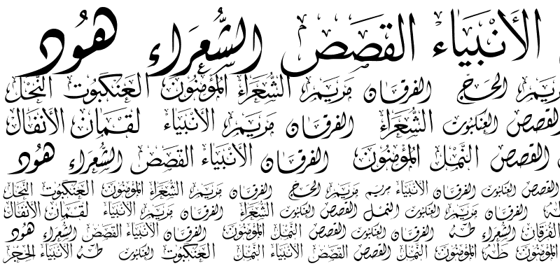 Sample of Mcs Swer Al_Quran 1