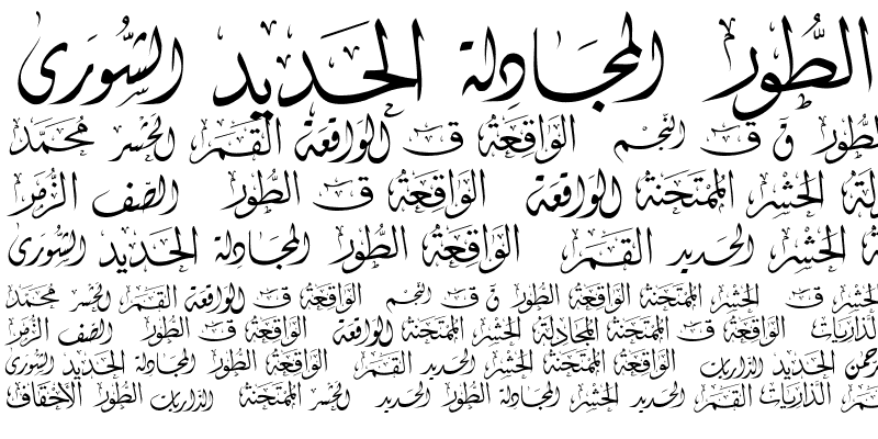 Sample of Mcs Swer Al_Quran 2