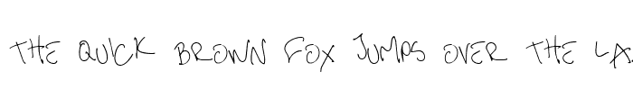 Preview of me handwritin Thin