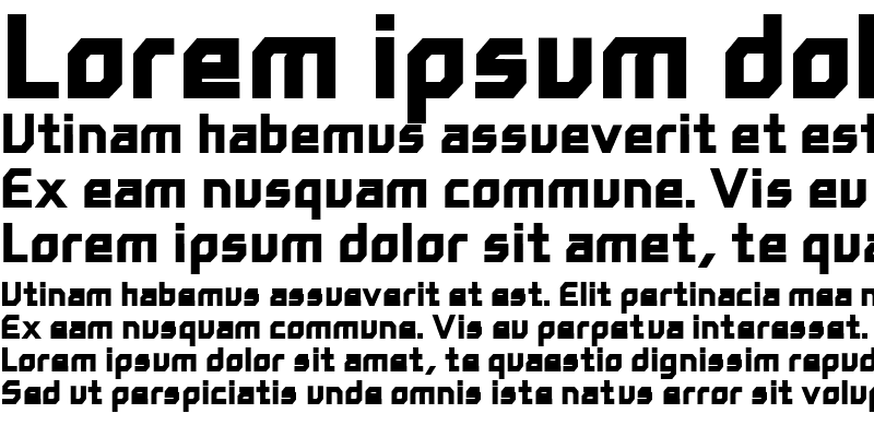 Sample of mechanik Bold