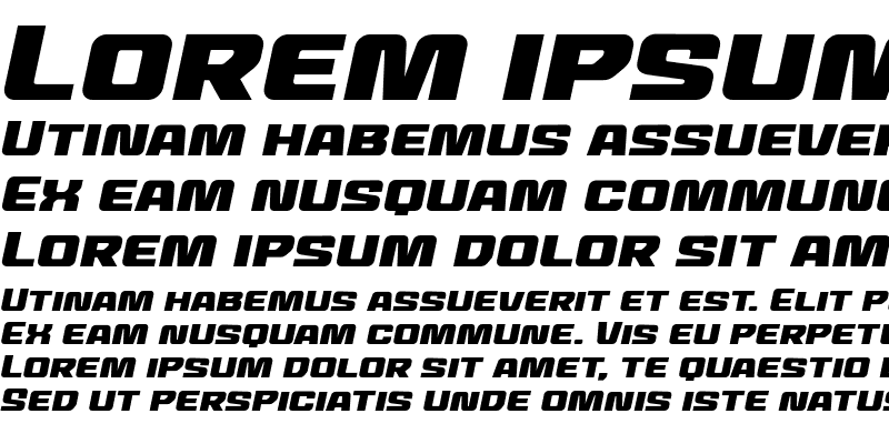 Sample of MechEffects2 BB Italic