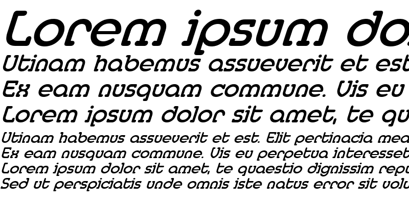 Sample of Medfly Bold Italic