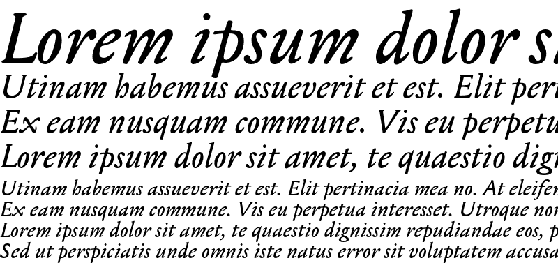 Sample of Mediaeval Italic