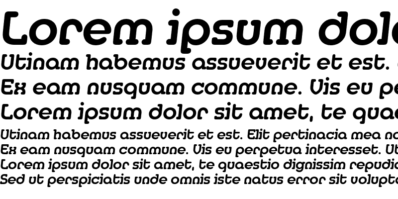Sample of MediaSerifEF DemiBold Italic