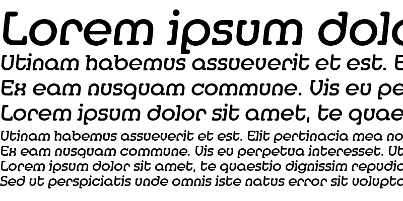 Sample of MediaSerifEF Medium Italic