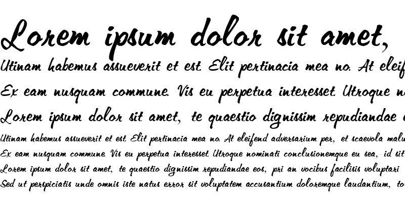 Sample of Memo-Extended Italic