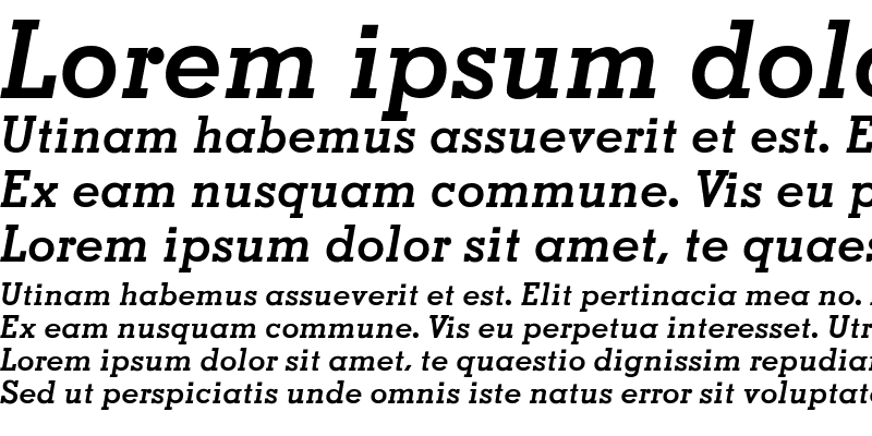 Sample of Memphis-BoldItalic