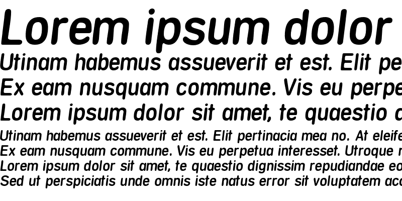 Sample of MentaSSK Italic