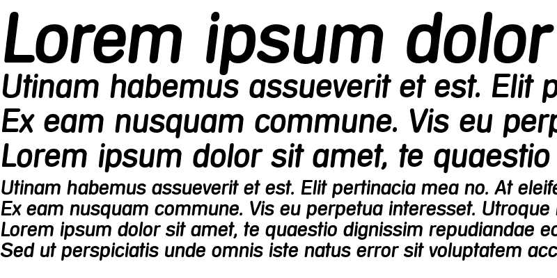 Sample of MercedesSerial Italic