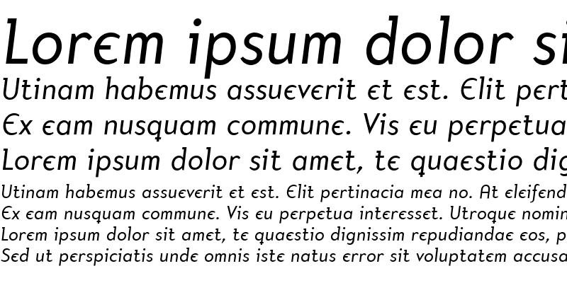 Sample of Mercury Italic