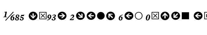 Preview of Mercury Numeric G3 SemiBold Italic