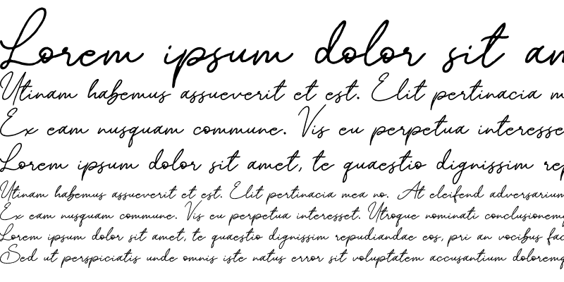 Sample of Mereoleona Script