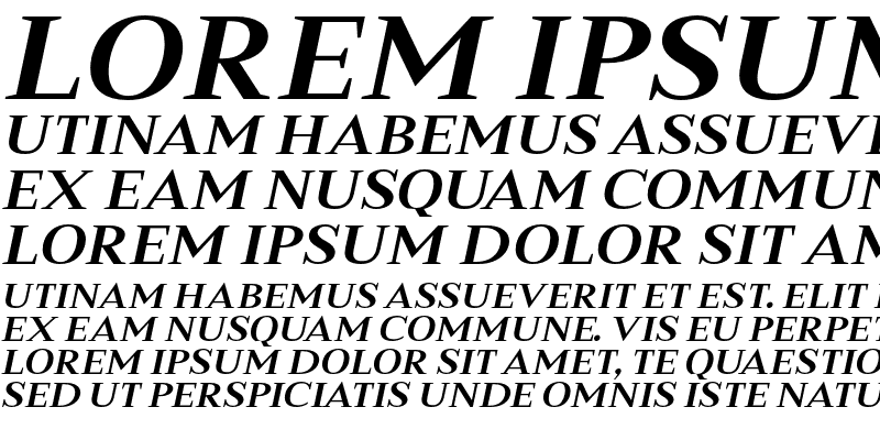 Sample of Merysha Italic