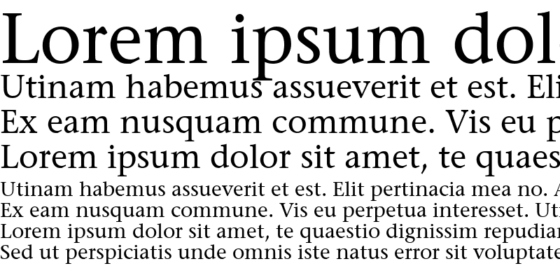 Sample of Mesouran Serif SSi Regular