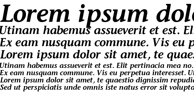 Sample of MesouranCasualSSK Bold Italic