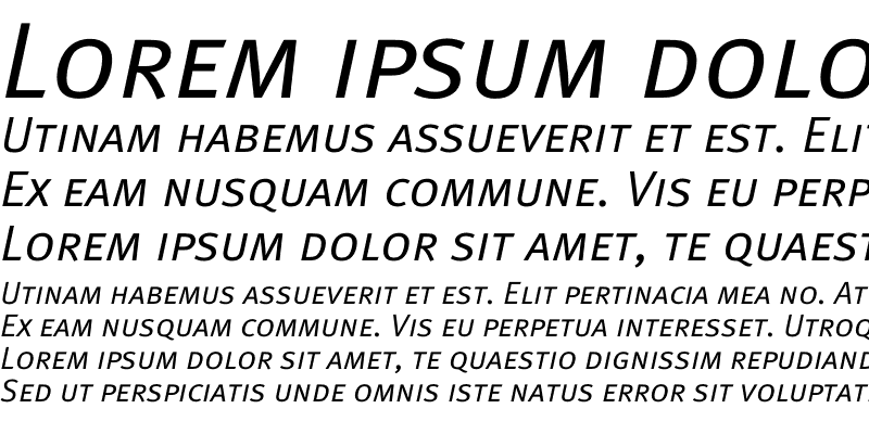 Sample of Meta Normal Lf Italic