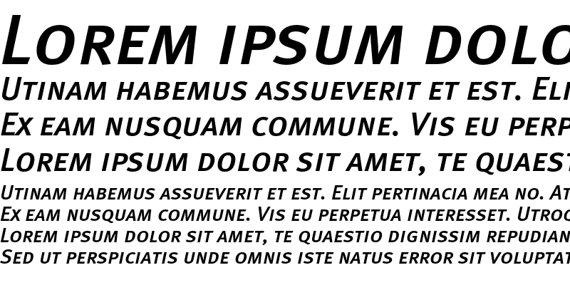 Sample of MetaMediumCyr-ItalicCaps