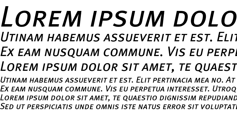 Sample of MetaPlus BookCaps Italic