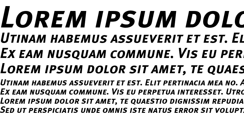 Sample of MetaPlus Caps Bold Italic