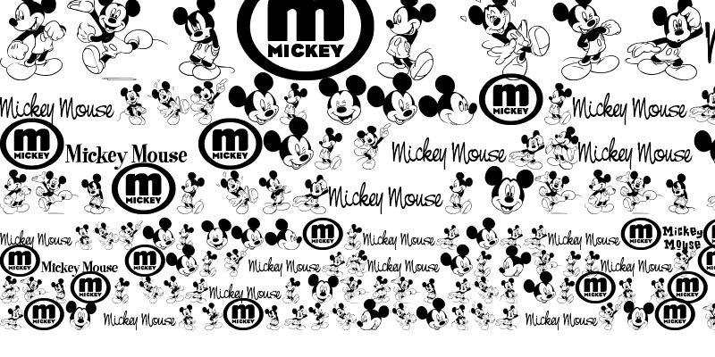 free font mickey mouse