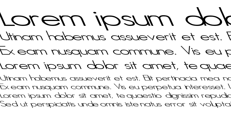 Sample of Micro Serif-Light Lefty