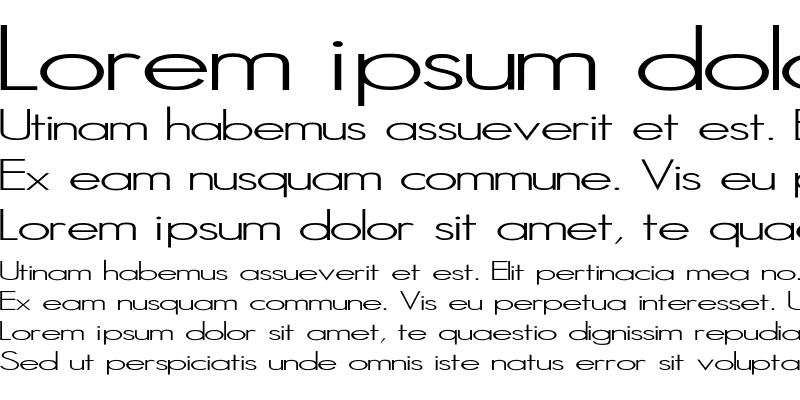 Sample of Micro-Serif