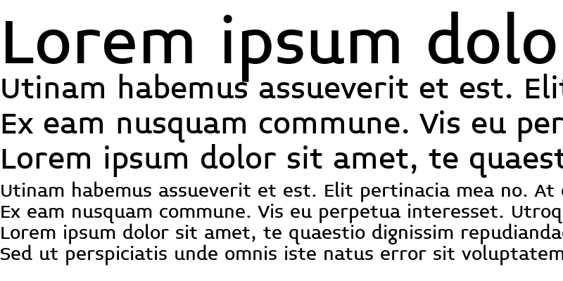 Sample of Midiet Sans Medium