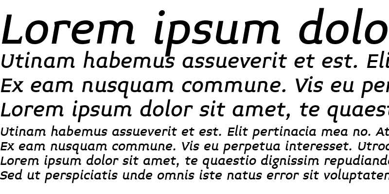Sample of Midiet Serif Italic Medium