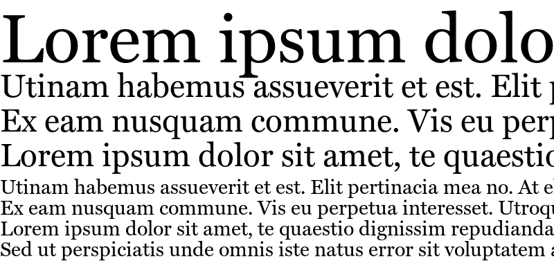 Sample of Miller Text Roman