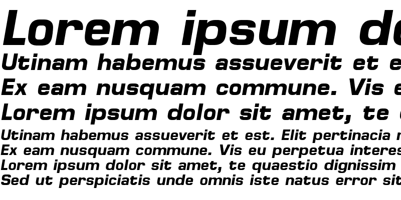 Sample of Minima SSi Bold Italic