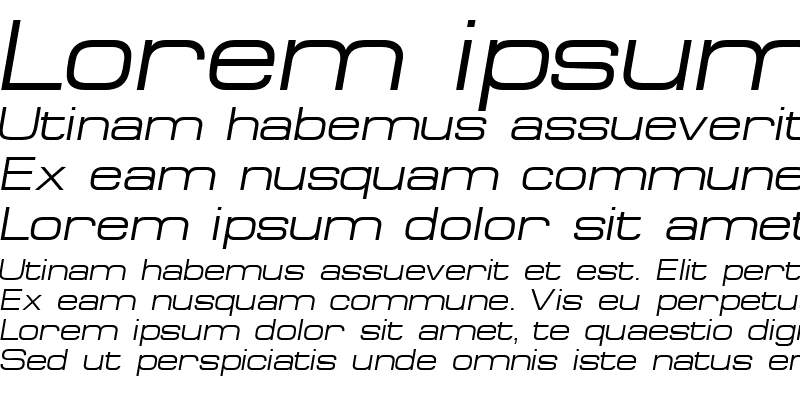 Sample of MinimaExpandedSSK Italic