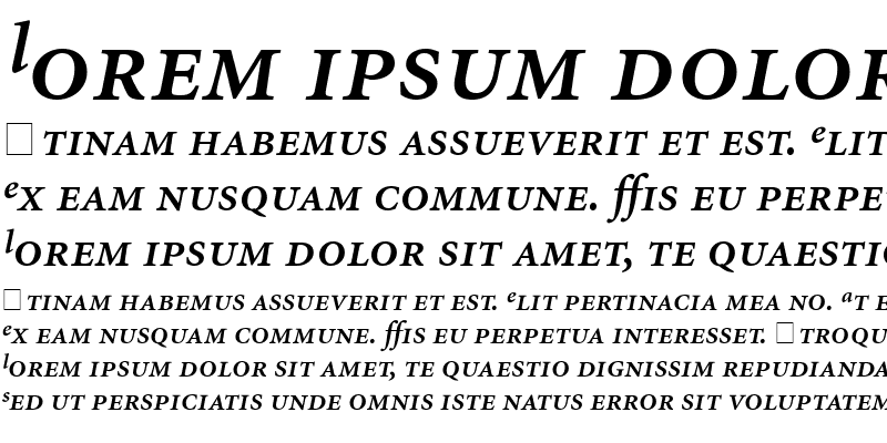 Sample of Minion Pro Semi Bold Italic