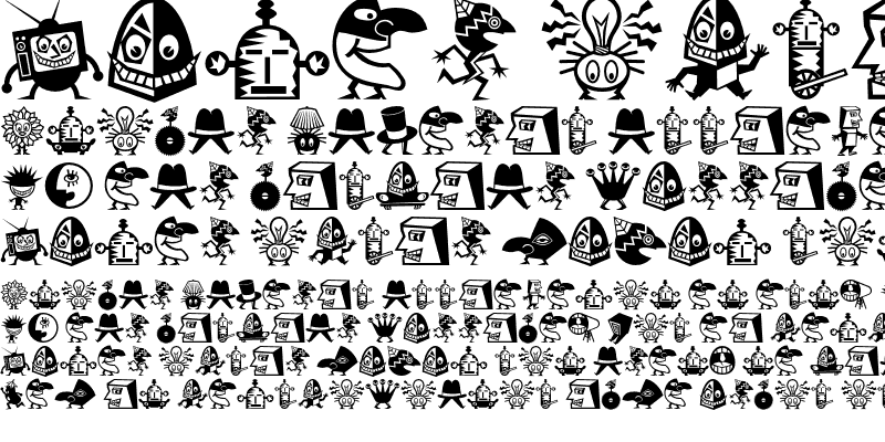 Sample of MiniPics LilCreatures Regular