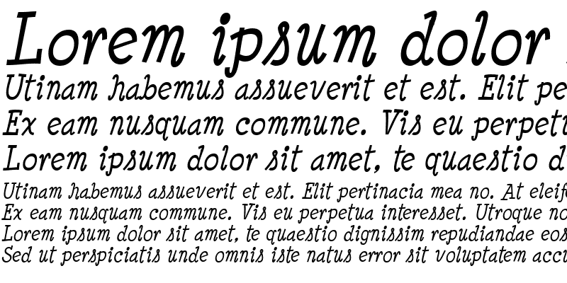 Sample of Minya Nouvelle Italic