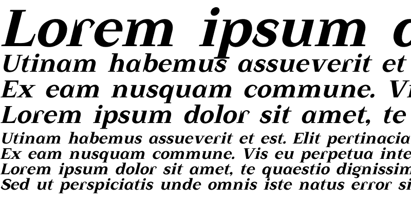 Sample of Miscasted Italic