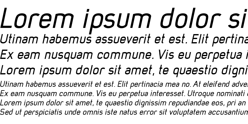 Sample of Mister Giacco Medium Italic