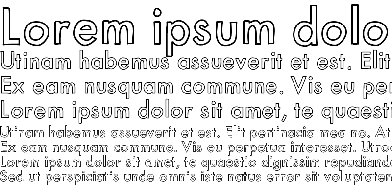 Sample of MixModernOutline