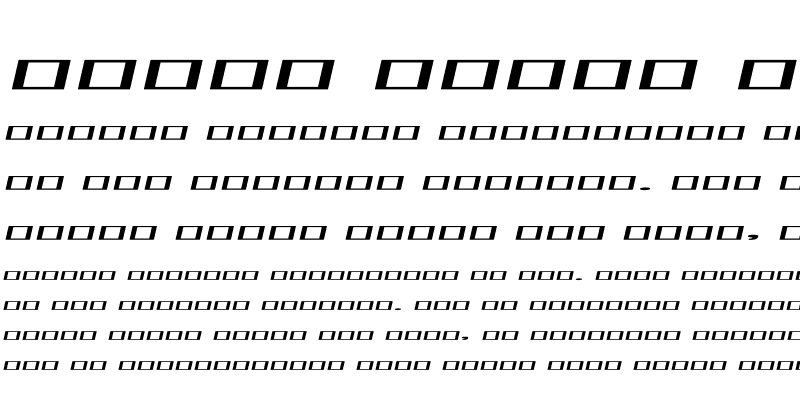 Sample of Mj_Silicon Wide Italic