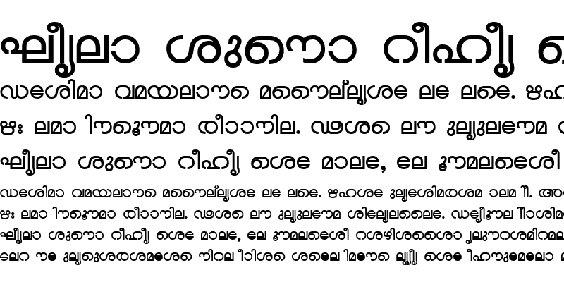 Sample of ML-TTChandrika Bold