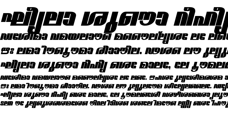 Sample of ML-TTNarmadaExBold Italic