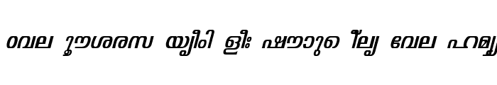 Preview of ML-TTVisakham Italic