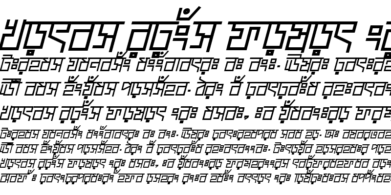 Sample of MogrhaMJ Bold Italic