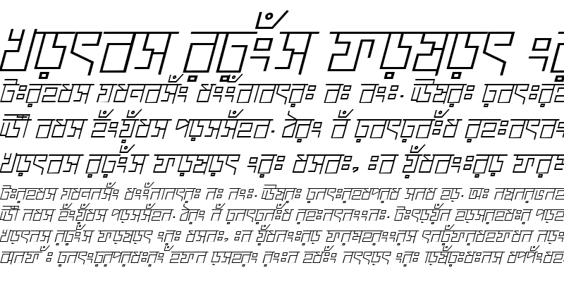 Sample of MogrhaMJ Italic