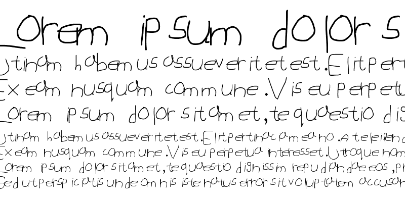 Sample of MOKADESIGNER FONT 1