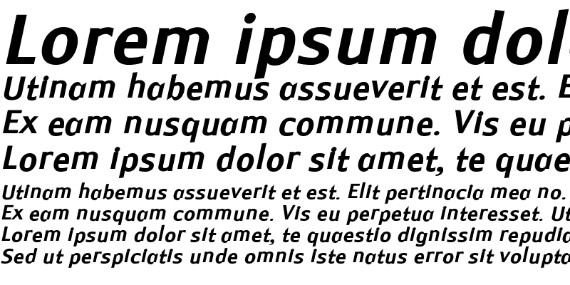 Sample of Monem Bold Italic