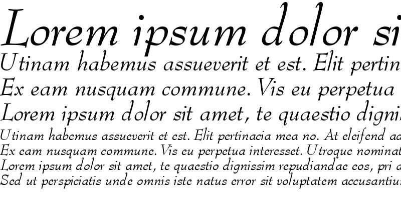 Sample of MonitorSSK Italic